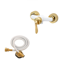 شیر سرویس بهداشتی حکمت نشان مدل قاصدک کد ST به همراه شلنگ