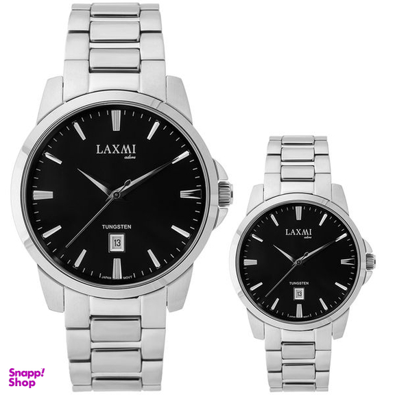 ست ساعت مچی عقربه ای زنانه و مردانه لاکسمی مدل 1-8553G-8553L