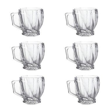 فنجان اسکوئر کد 250ML بسته 6 عددی