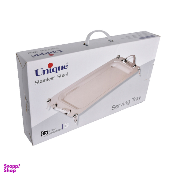 سینی بزرگ استیل پایه دار مات کد 4026