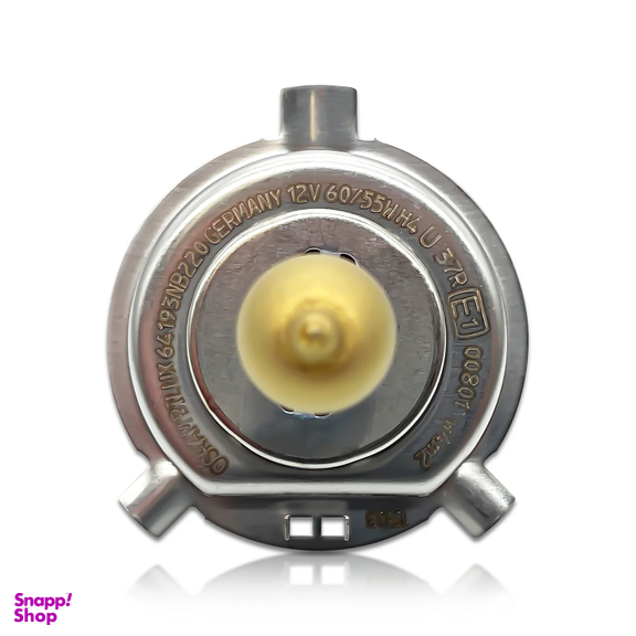 لامپ هالوژن اسرام پایه H4 مدل نایت بریکر لیزر 220 درصد بسته 2 عددی