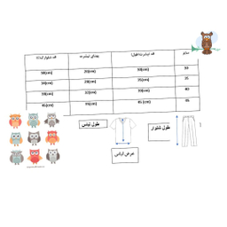 ست تیشرت و شلوارک اسپرت آذین پوش طرح جغد مدل owl کد 03