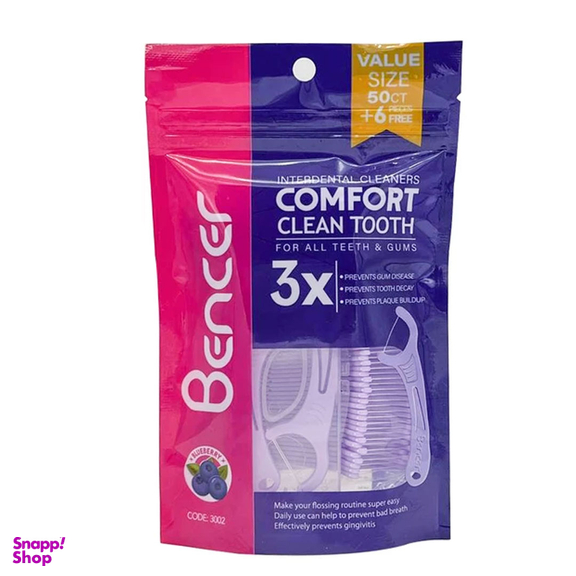 نخ دندان کمانی بنسر (Bencer) مدل Comfort بسته 56 عددی
