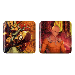 مگنت خندالو طرح سایتاما انیمه مرد تک مشتی کد 1133911333 مجموعه 2 عددی