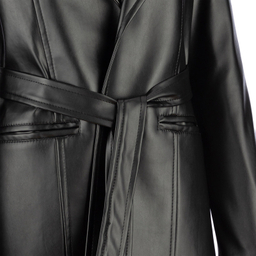 کت چرم زنانه السانا مدل لیدا کد 154001