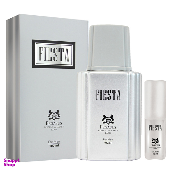 ادو پرفیوم مردانه فیستا مدل De Marly Pegasus حجم 100 میلی لیتر به همراه عطر جیبی مردانه فیستا حجم 15 میلی لیتر