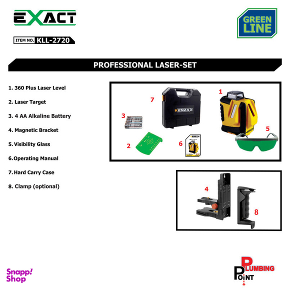 تراز لیزری کنزاکس مدل EXACT KLL-2720