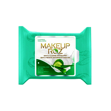 دستمال مرطوب میکاپ رز (Makeup Rose) مدل Aloevera بسته 25 عددی