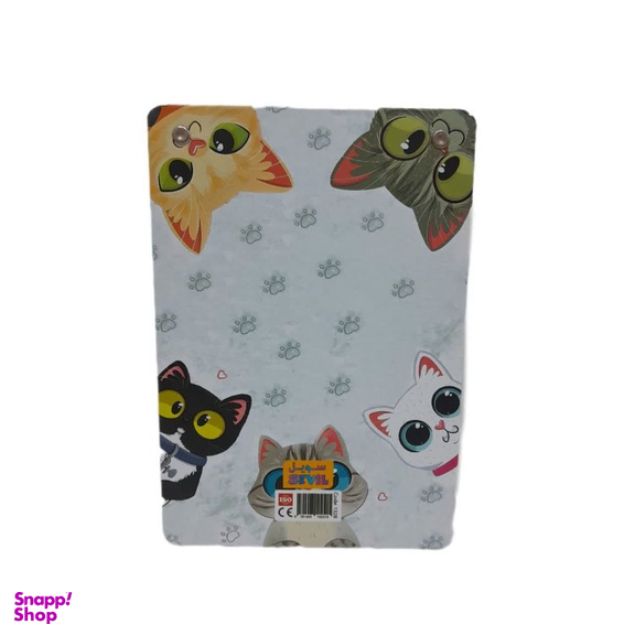 دفتر کلاسوری فانتزی سویل طرح گربه کیوت کد 1328