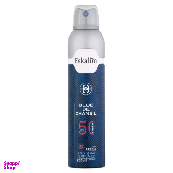 اسپری خوشبو کننده بدن مردانه اسکالیم مدل بلو شنل حجم 250 میلی لیتر