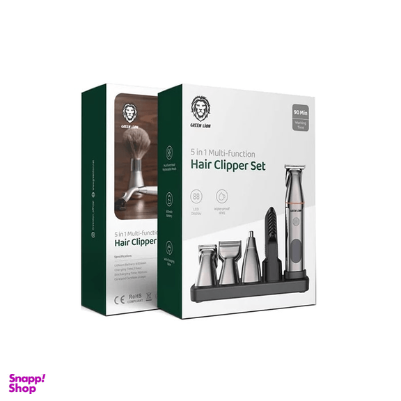 ماشین ریش تراش 5 کاره گرین لاین مدل GN5IN1MHTRMBK
