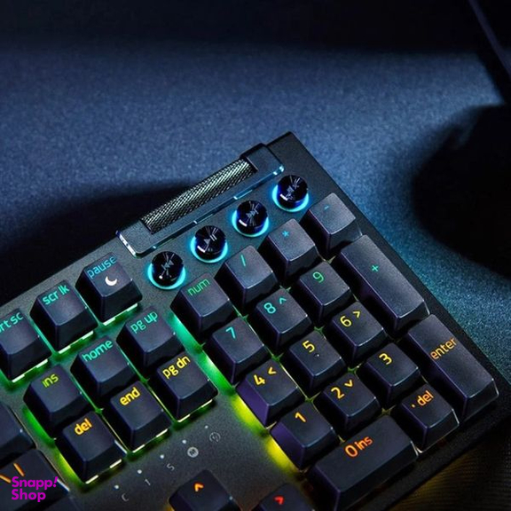 کیبورد مخصوص بازی ریزر مدل Blackwidow V4 Green Switch