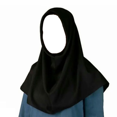 مقنعه مدل نیم چادری