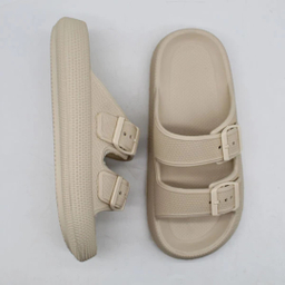 دمپایی سگکی زنانه و مردانه مدل کاسپین رنگ شیری