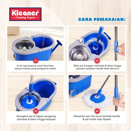 ست سطل و تی زمین‌ شوی کلینر مدل GST002 Tornado Mop