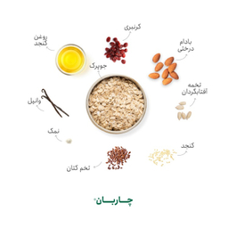 موسلی بادام و کرنبلی چاربان وزن 380 گرم