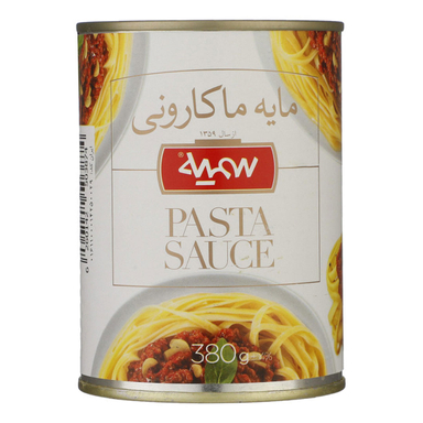 کنسرو مایه ماکارونی سمیه وزن ۳۸۰ گرم