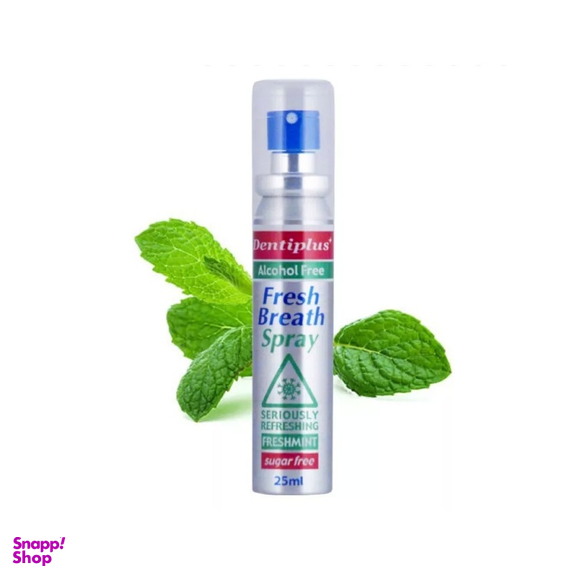 اسپری دهان ضد باکتری دنتی پلاس مدل نعناع تازه حجم 25 میلی لیتر