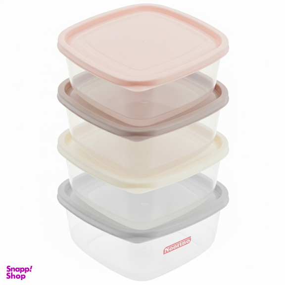 ظرف نگهدارنده نورینو مدل نارون مجموعه 4 عددی