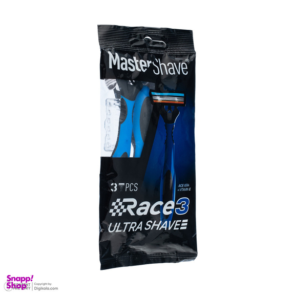 خود تراش مستر شیو مدل Race3 بسته 3 عددی
