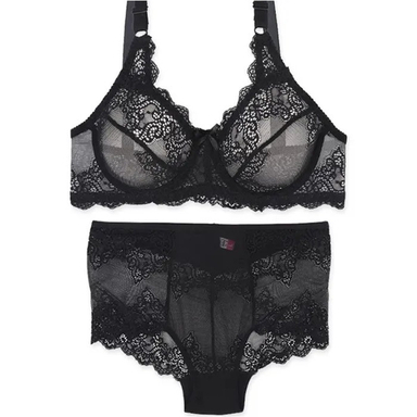 ست شورت و سوتین زنانه ژوبین کد 1166 رنگ مشکی