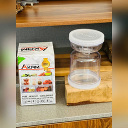 بانکه مدل ظرف خیارشور آکام طرح ساعت شنی