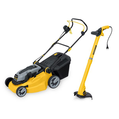 چمن زن برقی پاور پلاس مدلPOWXG6107T به همراه گوشه زن برقی