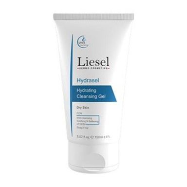 ژل شستشو صورت آبرسان لایسل مدل Hydrasel مناسب پوست خشک حجم 150 میلی لیتر