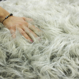 فرش ماشینی شاران هوم طرح خز پرز بلند فانتزی