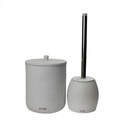 ست سطل زباله و فرچه آکسور مدل بلا کد HSETG033