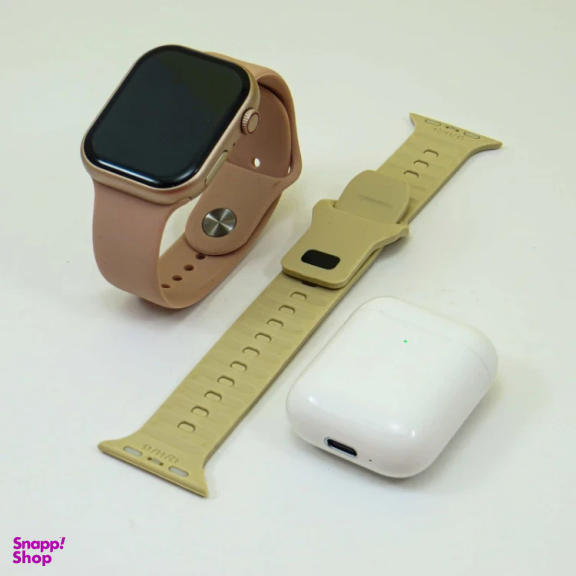 ساعت هوشمند ورنا مدل W46 Max به همراه هندزفری بی سیم طرح اپل مدل Airpod