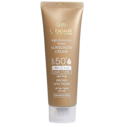 کرم ضد آفتاب سینره مناسب پوست نرمال تا خشک +spf 50 رنگ بژ روشن حجم 50 گرم