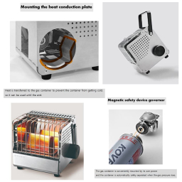 بخاری سفری کووآ مدل Cubic KGH-2010