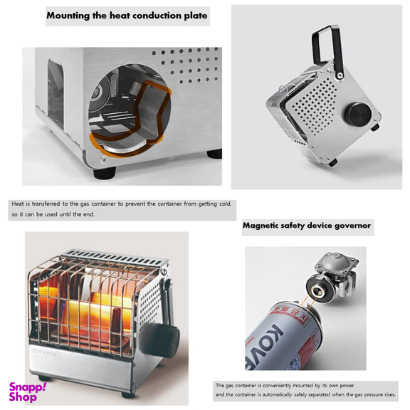 بخاری سفری کووآ مدل Cubic KGH-2010