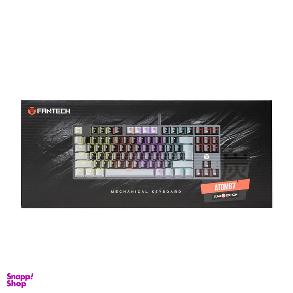 کیبورد گیمینگ فنتک کد Atom87 MK876v2 Red Switch