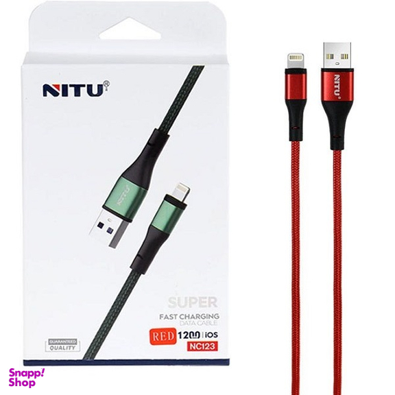 کابل شارژ USB به Lightning نیتو مدل NC123 طول 1.2 متر