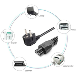 کابل برق سه پین لپ تاپ گیگافلکس مدل DT-550 طول 1.5 متر