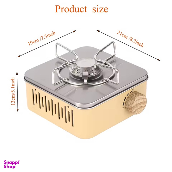 اجاق گاز مربعی سفری مدل Tec11