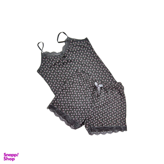 ست نیم تنه و شورتک زنانه مدل گود گرل 1404