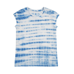 تیشرت آستین کوتاه دخترانه پیپرتس مدل 65266 رنگ  آبی