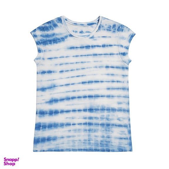 تیشرت آستین کوتاه دخترانه پیپرتس مدل 65266 رنگ آبی