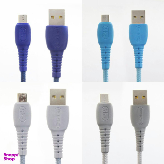 کابل تبدیل USB به MICROUSB شی کاریزما مدل سهیل طول 1.2 متر