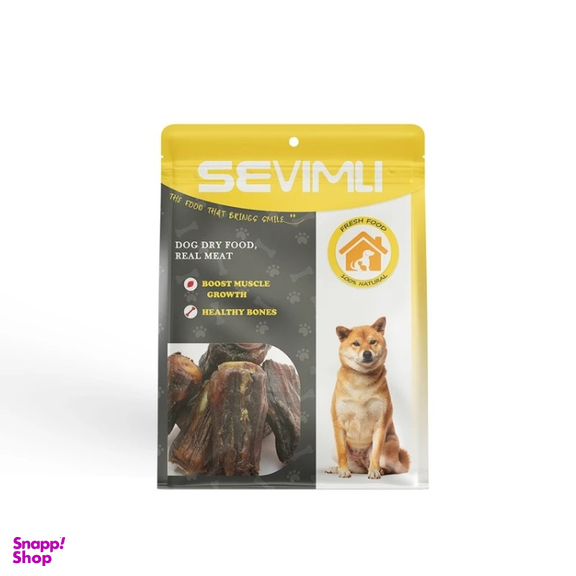 تشویقی سگ سویملی مدل ارگانیک طعم دم گاو وزن 100 گرم