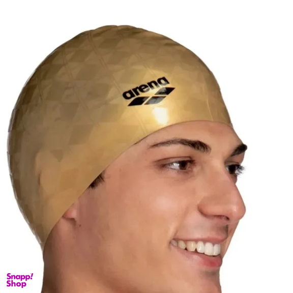 کلاه شنا آرنا مدل Team Stripe Cap Unisex Bone