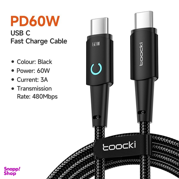 کابل تبدیل USB-C توکی مدل TQ-X02 طول 1 متر