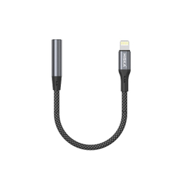 کابل تبدیل Lightning به AUX Jack 3.5mm هیسکا مدل W48 طول 12 سانتی‌ متر