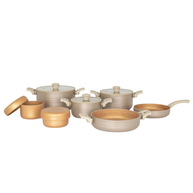 سرویس قابلمه و تابه گرانیت 12 پارچه لیدوما مدل ولیا