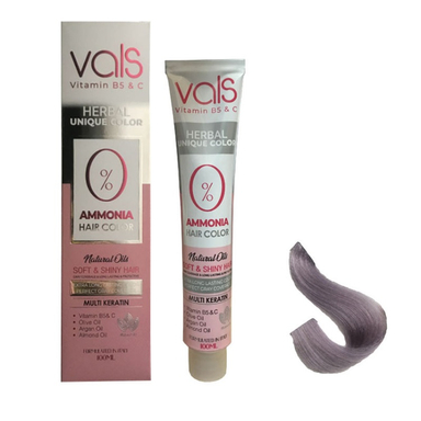 رنگ مو والس شماره 12.08 رنگ دودی بنفش حجم 100 میلی لیتر