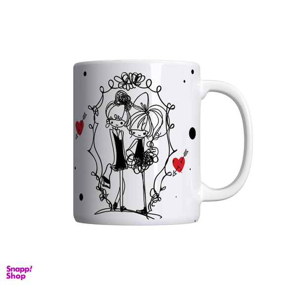 ماگ شادیت طرح دخترانه کد 107