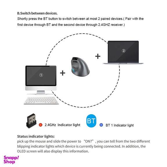 ماوس بی سیم مخصوص بازی زیلوتس مدل F-26C